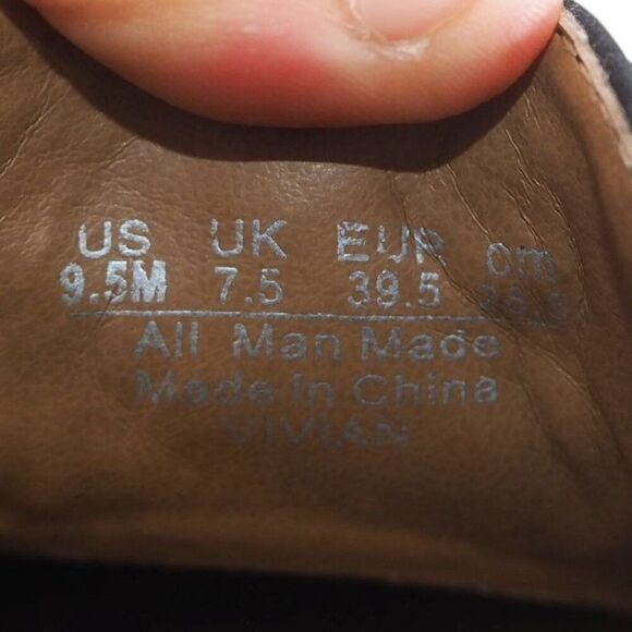 Natural Soul Vivian Faux Nubuck Perforated Lace-up Shoes Black Women's 9.5M - Picture 10 of 11